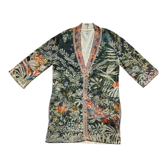 IVKO | IVKO Woman Premium Kimono Floral Print Cardigan - Picture 1 of 6